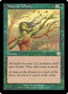 Magic MTG - Natural Affinity - Merchandise Masks - EXC - EN