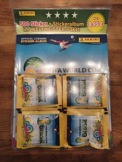 Panini World Cup 2014 Mega Pack World Cup Bundle Album 100 Bags Brazil 14 Rare