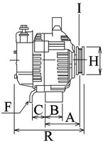 Lichtmaschine Generator Lima Hc-Cargo F 032 112 958 14V