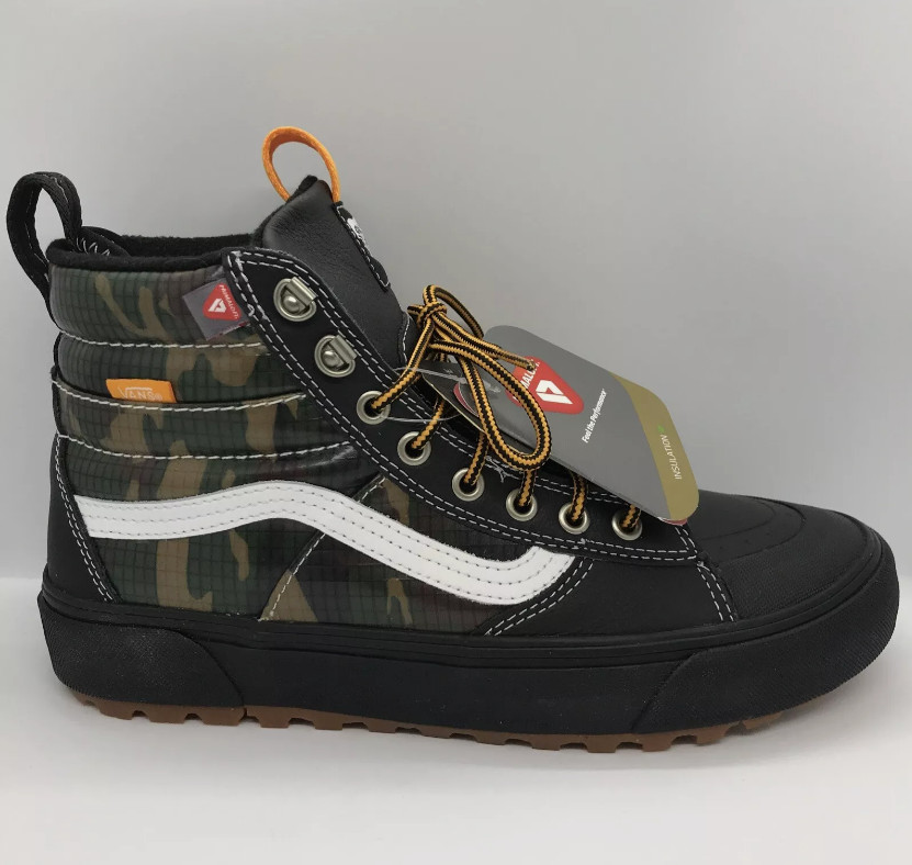 VANS Sk8 Hi MTE 2.0 DX, Black / Camo, Mens US Size 9 / Womens 10,5 | VN0A4P3I2TI