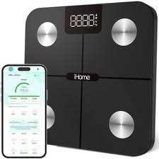 iHome Digital WiFi Smart Scale for Body Weight, Weight Scale, Including BMI, ...
