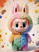  NEU & OVP Lafufu Labubu Rainbow Regenbogen H...