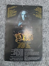 Dio Live Album Promo Poster Ronnie James Dio Heavy Metal Band