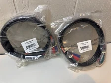 Lot of 2 Monoprice 3ft 22AWG 5-RCA Component Video/Audio Coaxial Cable (RG-59/U)