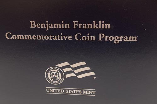 2006 Ben FranklinCommemorative “founding father”& “scientist”- 2 BOXES NO COINS