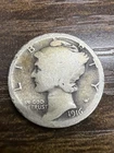 1916-S Mercury Dime - Actual Silver Coin Shown Good Shape Same Day Shipping Free