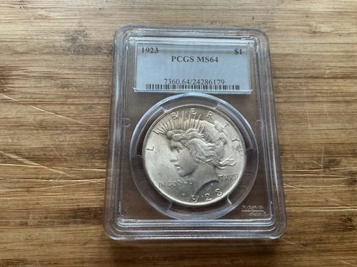 1923 Peace Silver Dollar MS64 PCGS