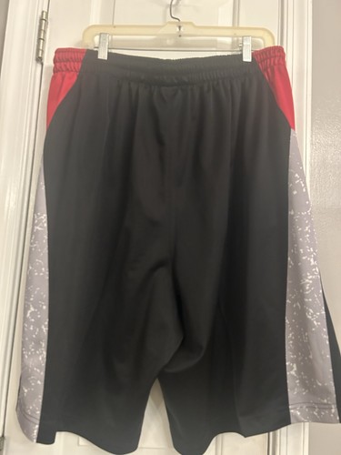 Nike Air Jordan Men’s Basketball Shorts 3XL Black, Red, Gray and White Baggy - Picture 5 of 15