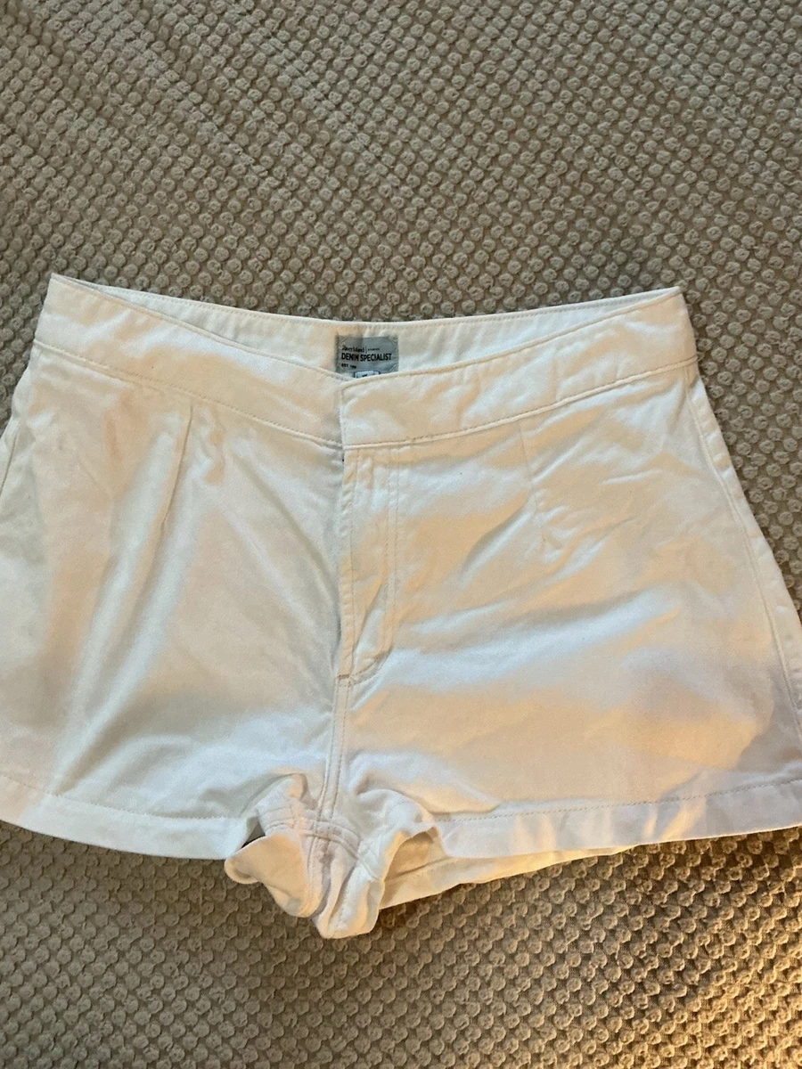 Short ajusté en lin River Island en coloris Blanc
