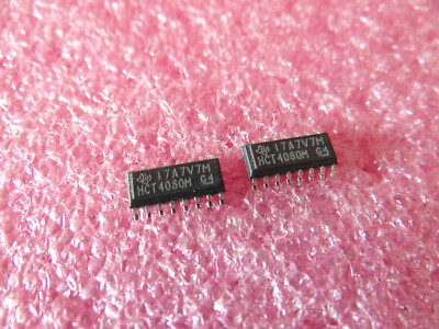 2 x CD74HCT4060M Logik 14-stage binary counter w. oscil. SO16, RoHS