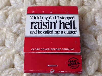 dd cigarettes Vintage Match Book Winston Cigarettes 70s DD Bean & Sons NO BULL