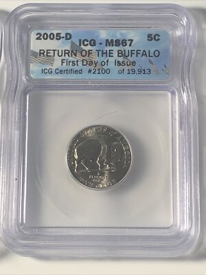 2005-D & 2005-P United States Ocean View First Day of Issue