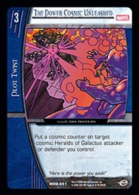 VS System: The Power Cosmic Unleashed [Played] VS: Marvel Heralds of Galactus TC