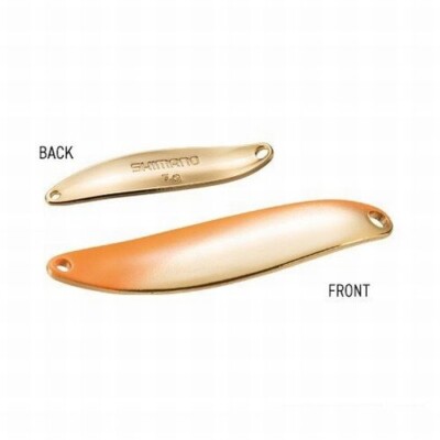 ** SHIMANO Cardiff Slim Swimmer Premium Plating 5g Trout Spoon #70T Orange Gold