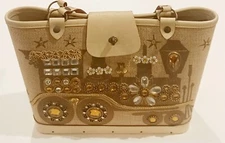 Enid Collins Collins of Texas "Iron Horse" Beaded Vintage Handbag Purse