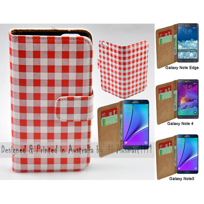 For Samsung Galaxy Note Series - Bavarian Print Wallet Mobile Phone Case Cover