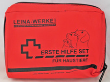 Erste Hilfe Set für Haustiere Hund Katze Notfalltasche 24tlg MHD 2028 Verband