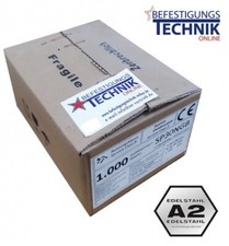 1000 Breitrückenklammern Senco SP100CRFHA-ETA rostfrei A2 Prebena WP 100mm Tjep 