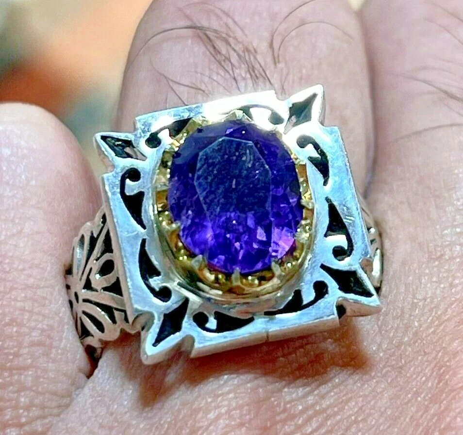 Amethyst 2024 ring male