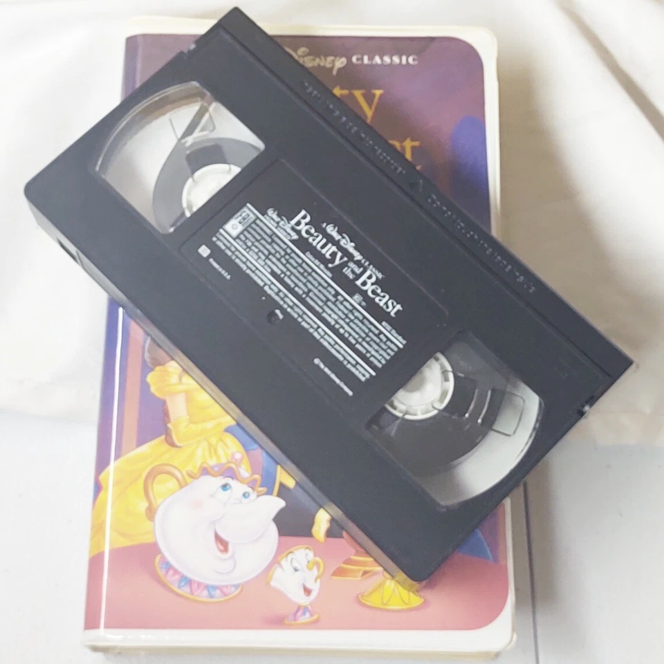 Beauty And The Beast VHS Tape 1992 Walt Disney's Black Diamond Classic 1325 RARE - Image 4 of 4