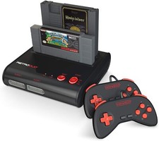 Retro-bit Retroduo Console V3 for NES SNES Red/Black