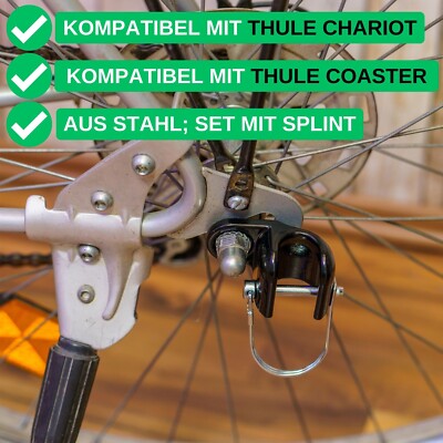 Fahrradanhnger Kupplung kompatibel mit Thule Chariot Coaster  Anhngerkupplung | eBay.de