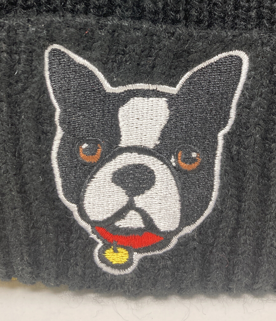 NWT Marc Tetro Boston Terrier Mini Backpack ? & Beanie Set. New in Gift Box. Marc Tetro Boston Terrier Mini Backpack & Beanie Hat Boxed  main image 4