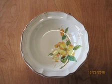 Mikasa Heritage GOLDWOOD F2001 Fruit Dessert Bowl 7 3/8"  1 ea 4 available