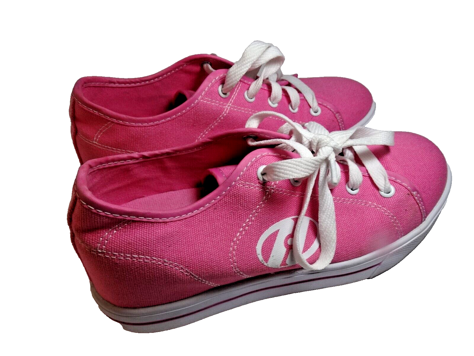 SAOLA Scarpe da skate Heelys bambina taglia 6 Barbie rosa tela tomaia stringate con ruote