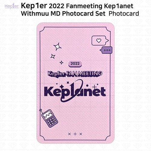 Kep1er 2022 Fan Meeting Kep1anet Official MD Photocard Withmuu KPOP K-POP - Picture 36 of 56
