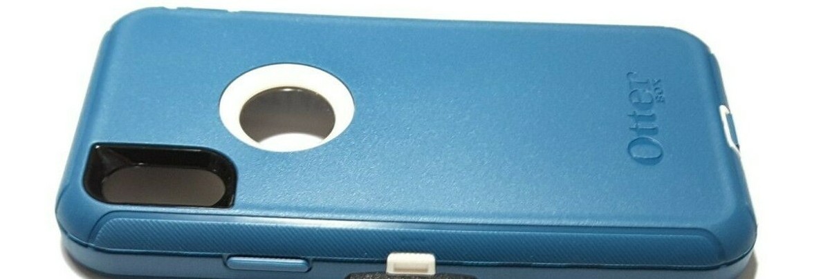 Coque Otterbox Iphone X Étui Otterbox Defender Series Pour IPhone X & XS - Avec Clip Ceinture - Bleu - Jamais Utilisé Coque IPhone XS