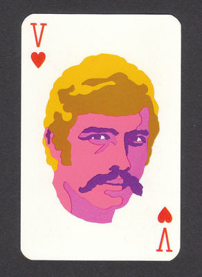 Gilles Dreu Dreux Rare 1960s French Pop Rock Music Playing Card