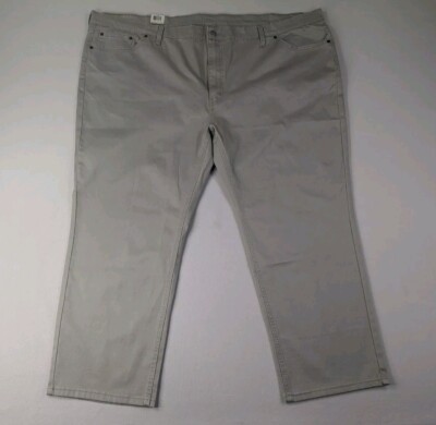 NEW Levis 541 Athletic Taper Pants Adult 54x28 Tan Stretch