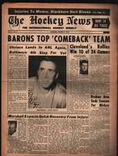 The Hockey News Vol 21 #17 Jan 27 1968 Gene Ubriaco Gerry Desjardins 111921WEEM2