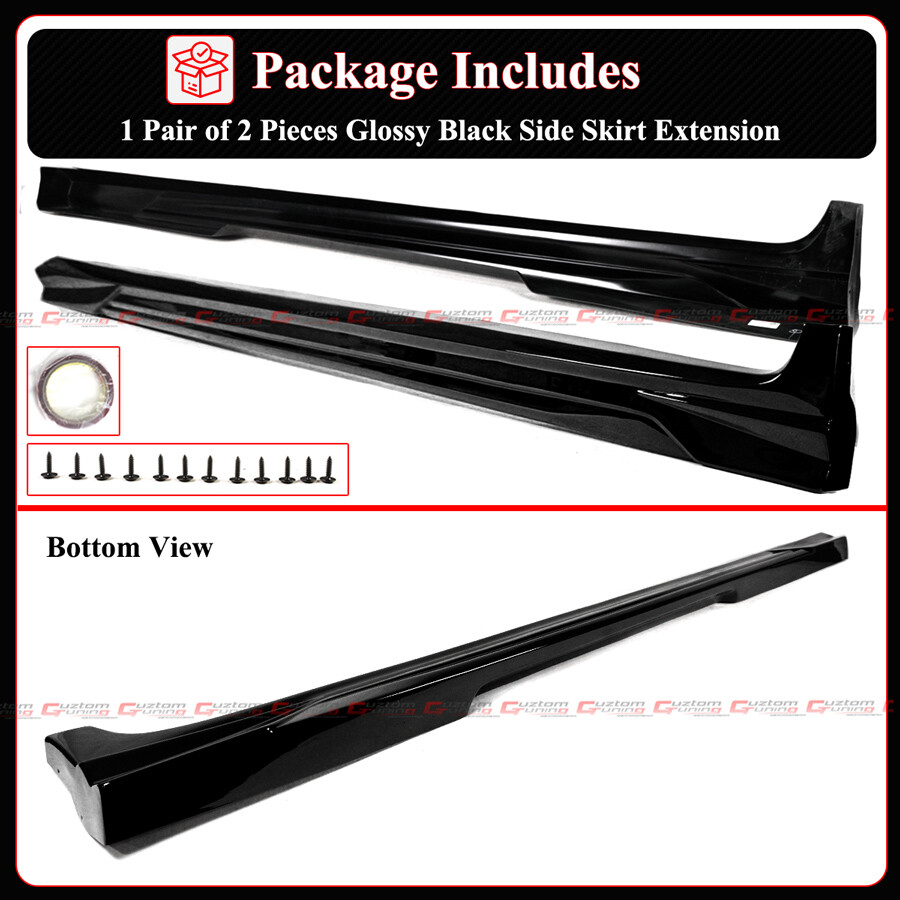For 2025-26 Toyota Camry LE SE XSE XLE CTM Design Gloss Blk Side