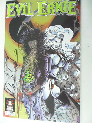 1 x Comic - Evil Ernie - Nr.1 - signiert - Chaos ! Comics - Z.0-1/1