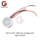 LED PIR Infrared Motion Sensor Detection Auto Sensor Light Switch Lamp DC12-24V