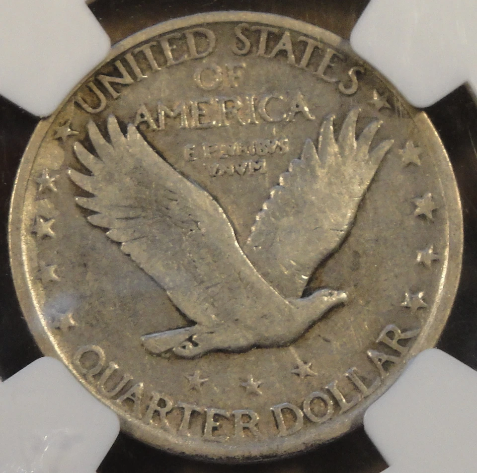 1921 Standing Liberty Quarter NGC VF20 Nice 4 digit Date - Image 2 of 4