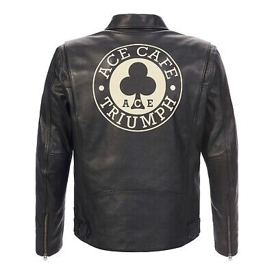 Genuine Triumph Ace Cafe Leather Jacket MLES23800 | eBay Genuine Triumph Ace Cafe Leather Jacket MLES23800 | eBay