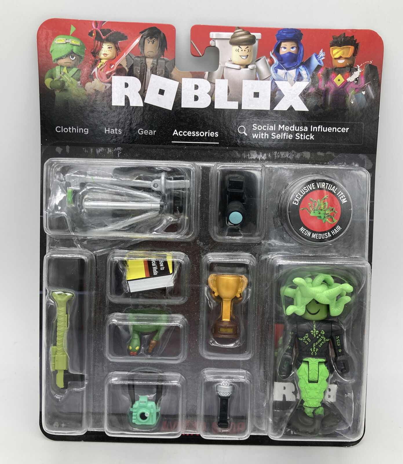 Mini Figura Roblox - Avatar Shop - Social Medusa Influencer