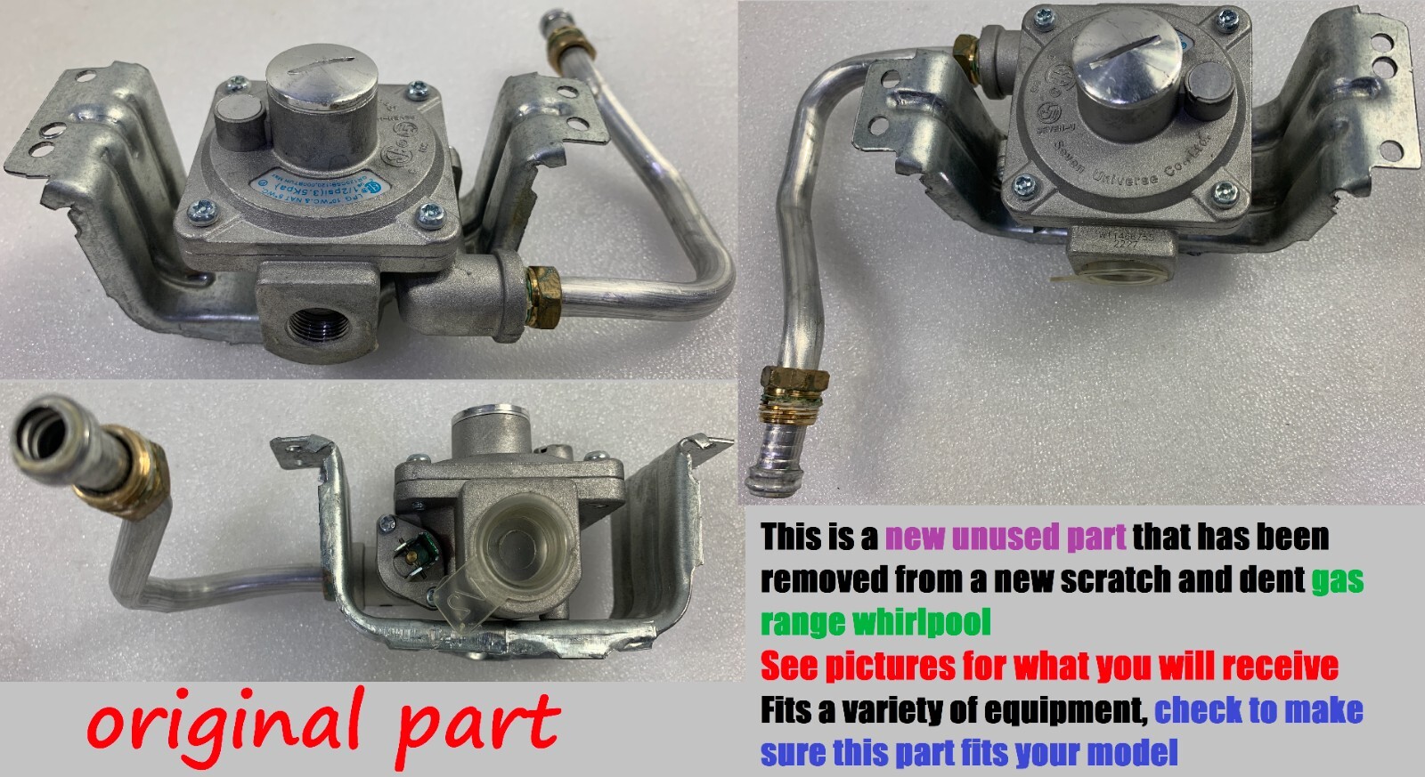 Whirlpool Genuine Range Oven Regulator W11466755 W11590292-image