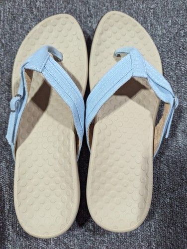 thong flip flops unbranded light blue 9.5 - Picture 6 of 7