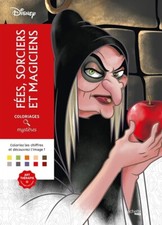 Malen nach Zahlen, Malbuch, Taschenbuch, Disney Feen, Zauberer und Magier