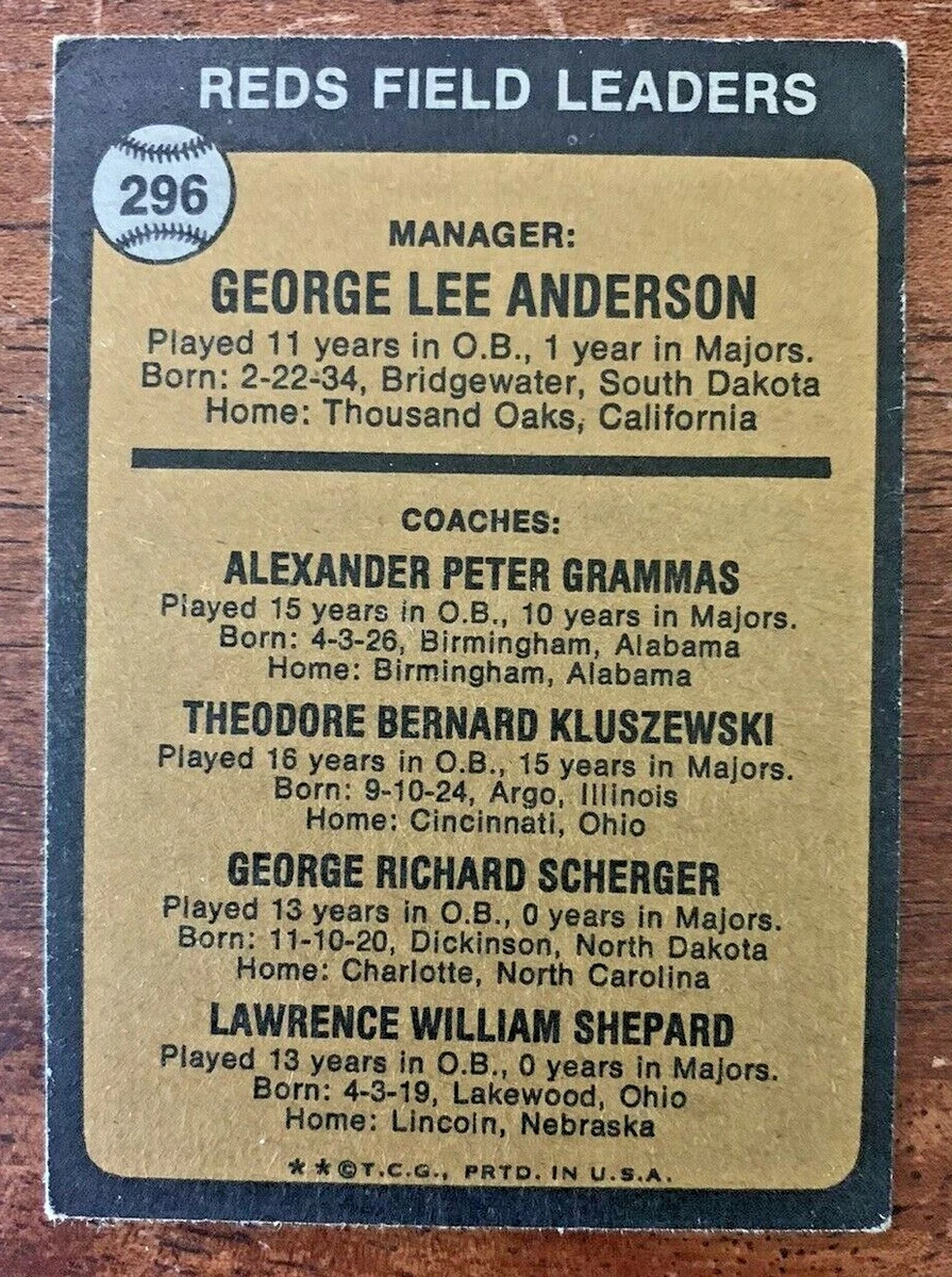 Sparky Anderson South Dakota Sports Hall of Fame