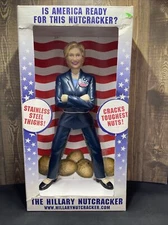 2007-The Hillary Clinton 9" Nutcracker Novelty Gift