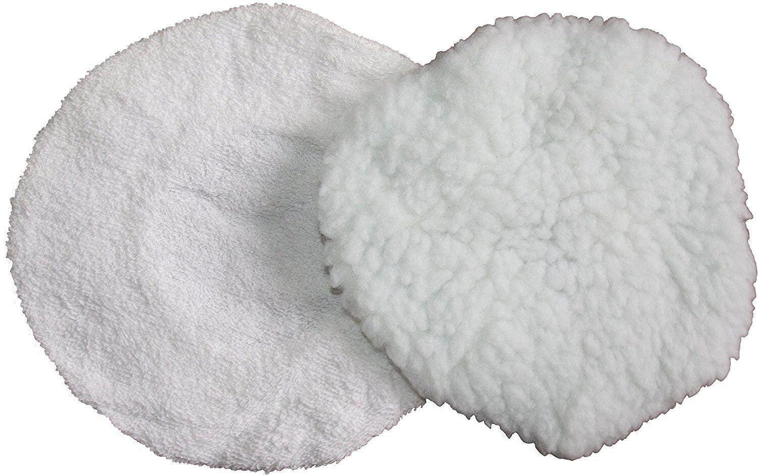 3x Polierhauben Aus Mikrofaser 250mm - Coral Fleece Für Autoaufbereitung & Politur