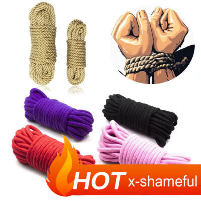 Binding Rope open mouth Gags Shibari Binder Restraint Touch Tie Up