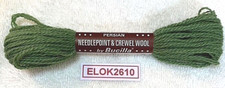 Bucilla Persian Needlepoint  Crewel Wool Yarn 1 Skein 3 Ply Green 235