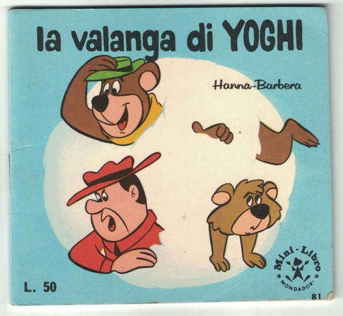 MINI-BUCH MONDADORI Nr. 81- DIE LAWINE VON YOGHI - Hanna und Barbera 1967