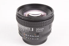 Nikon AF 20mm f/2.8 D Wide Angle Prime Camera Lens READ #T-78073